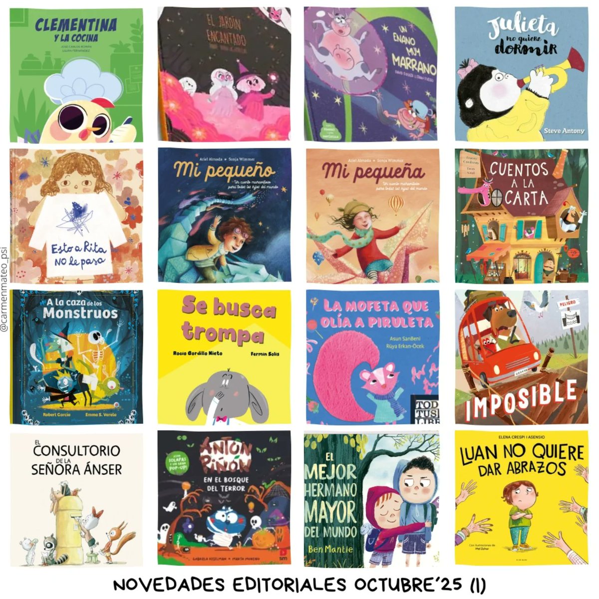 BarbaraFara3's tweet photo. 📚 NEW RELEASES: FIRST HALF OF OCTOBER 2025 📚

We’ve reached mid-month, which means it’s time for a new-release post! Here are 64 recently published books—just a selection. There are titles for children, plenty of print books, ebooks, audiobooks, https://t.co/4m9Uxi12Ft
