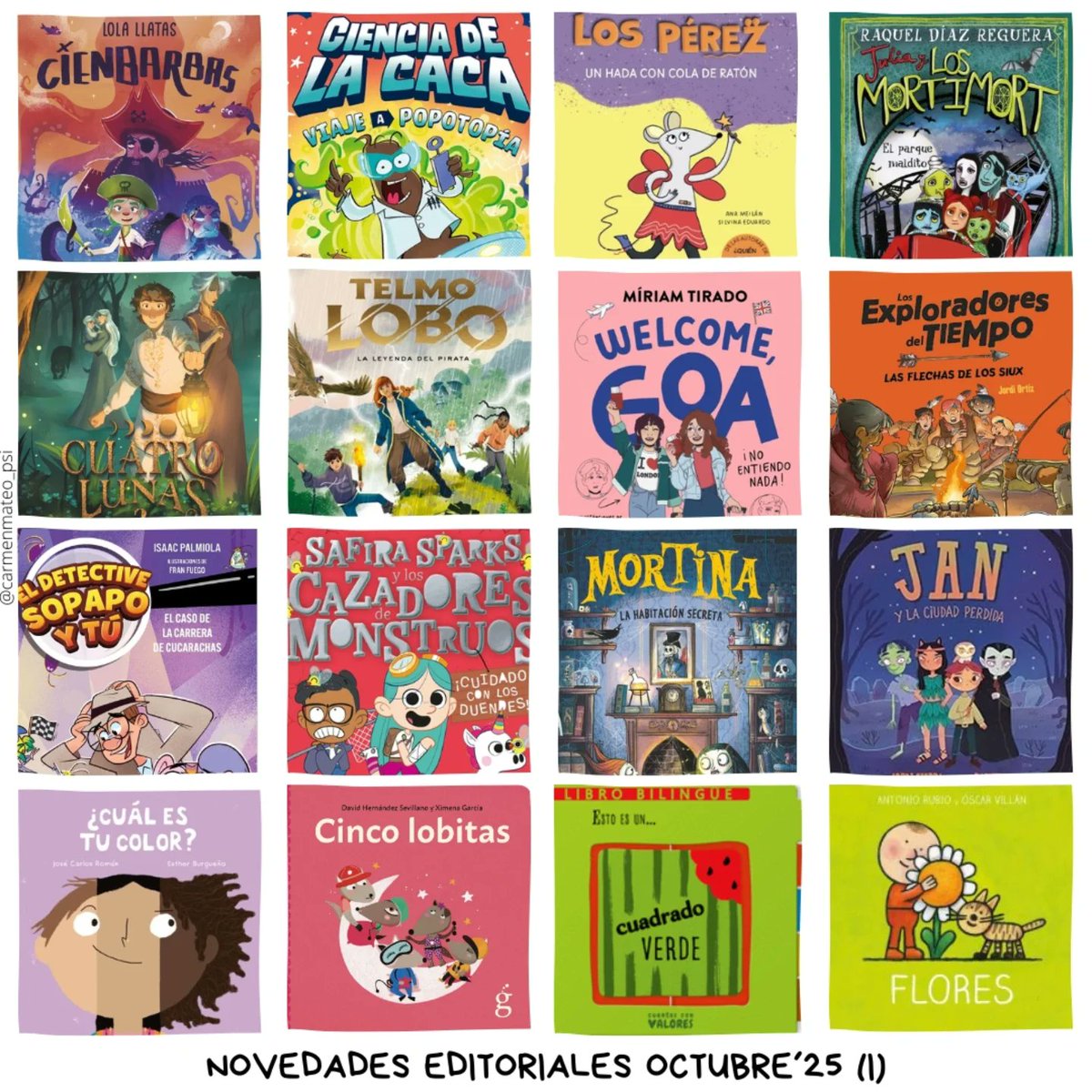 BarbaraFara3's tweet photo. 📚 NEW RELEASES: FIRST HALF OF OCTOBER 2025 📚

We’ve reached mid-month, which means it’s time for a new-release post! Here are 64 recently published books—just a selection. There are titles for children, plenty of print books, ebooks, audiobooks, https://t.co/4m9Uxi12Ft