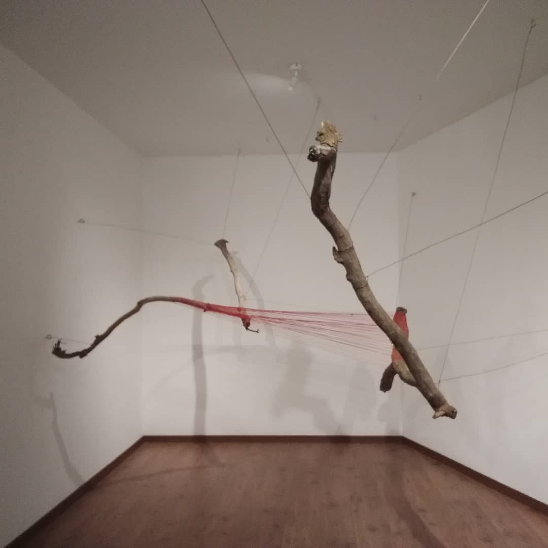 MaritzaBusnpo's tweet photo. Me time in RAAM103 
“Connected in Suspension” 
To be viewed at... pending reopening https://t.co/5E7jeU4fRj