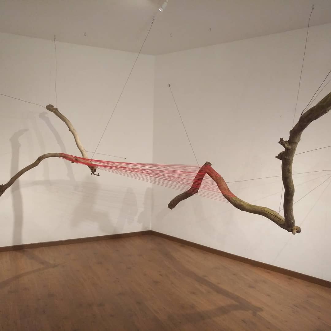 MaritzaBusnpo's tweet photo. Me time in RAAM103 
“Connected in Suspension” 
To be viewed at... pending reopening https://t.co/5E7jeU4fRj