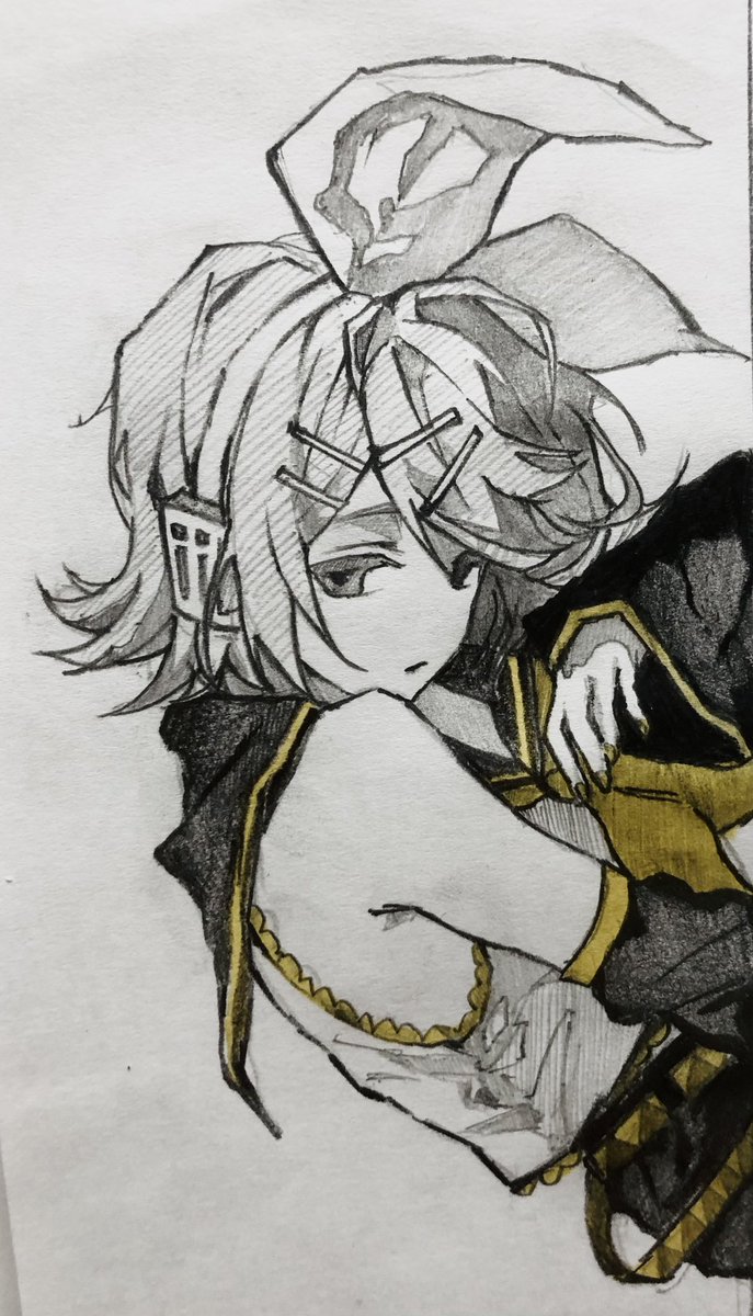 sorryz1nse1's tweet photo. #鏡音リン #絵描きさんと繋がりたい
#アナログ #イラスト https://t.co/GLuAupYiVI
