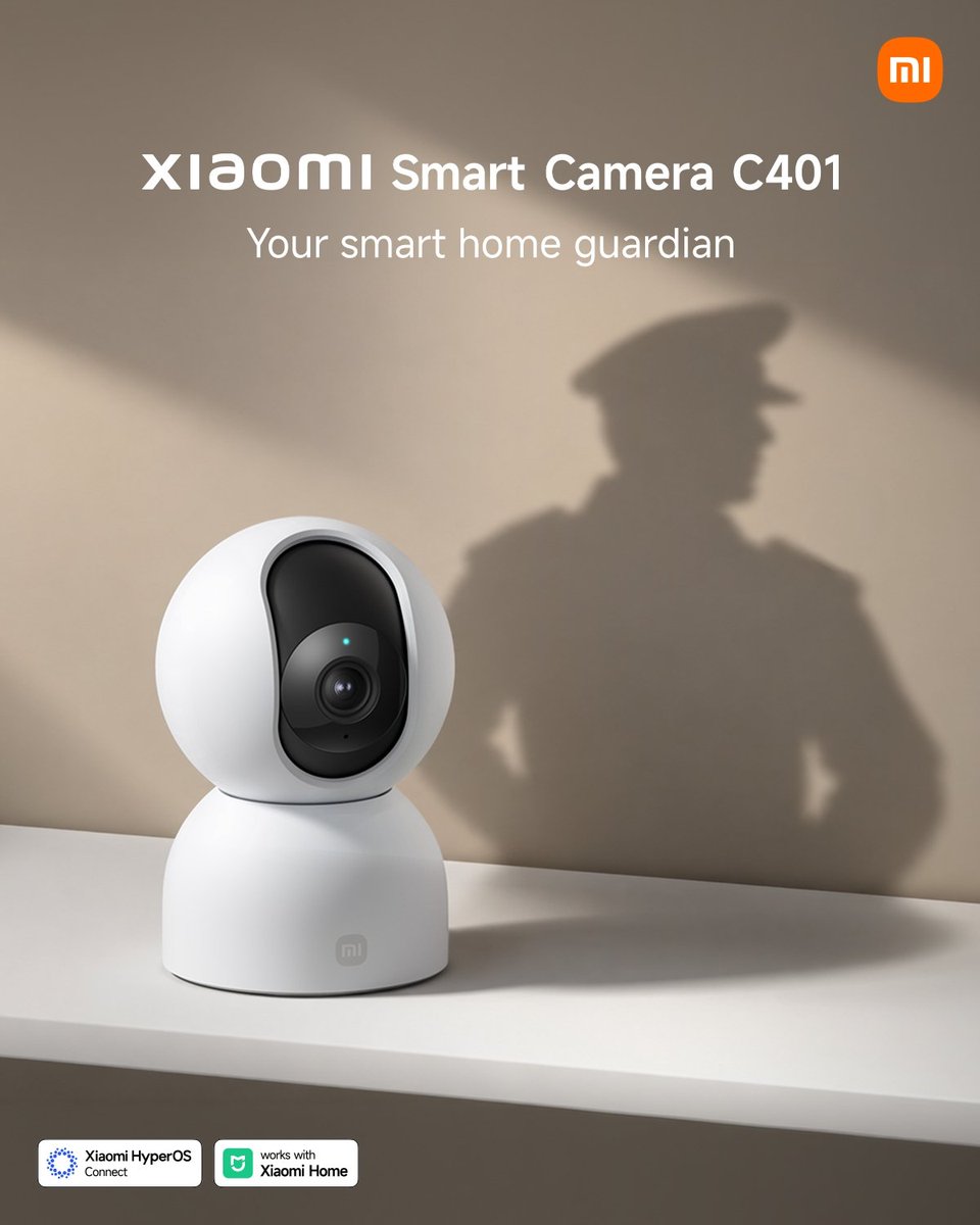 XiaomiIndonesia's tweet photo. Your smart home guardian! 

Sekarang gak perlu lagi khawatir saat harus meninggalkan rumah! Dengan Xiaomi Smart Camera C401, kamu bisa tetap memantau rumah dengan lebih tenang, kapan pun dan di mana pun.

Dilengkapi 4MP 2.5K Ultra-Clear Video, AI Smart Detection, dan 360° Panoramic View, #XiaomiSmartCameraC401 siap jadi penjaga rumah setiap saat.

Sudah bisa kamu dapatkan di seluruh Official Store Xiaomi Indonesia & partner resmi kami. Jangan sampai ketinggalan penawaran menariknya!

#XiaomiIndonesia