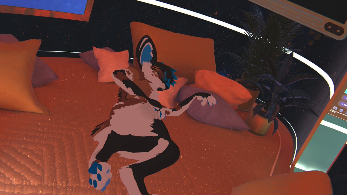 DuskyVRC's tweet photo. Eepy Fen Fen https://t.co/VDcXZTMlRJ