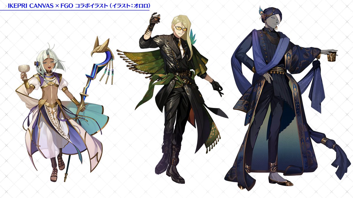 fgoproject's tweet photo. 【カルデア広報局より】
2026年10月31日(土)から、コラボレーションレストラン「IKEPRI CANVAS」とのコラボの実施が決定！
「英霊たちの晩餐」をテーマに、多彩なフード&ドリンクメニューをご用意したコラボレーションレストランを開催予定！
コラボの詳細は「IKEPRI CANVAS」公式Xアカウント(@canvas_20250404)にて、9月25日(金)に発表予定です。

#FGO