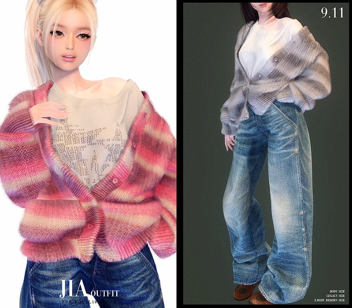 KawaiiFeedSL's tweet photo. DAMI Jia Outfit @ Equal10〡Taxi: https://t.co/uy7iiDtp5z 
#SecondLife #DAMI #Equal10 #Secondlifeevent #Secondlifecontent #KawaiiFeed https://t.co/E8qAXwafIh