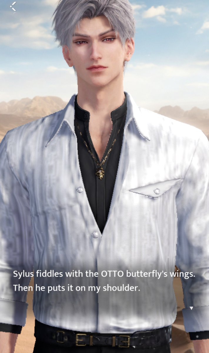 CrimsonHarin's tweet photo. Fun fact! Sylus is always holding a coin because he likes to fiddle with something while thinking, if he's not holding a coin he will fiddle with the nearest object!! https://t.co/kQzb589Ql3