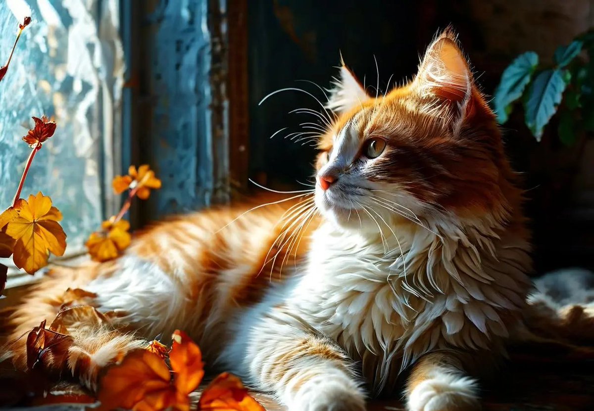 XochitlSobq4ex's tweet photo. It's that mid-afternoon lull where work emails blur and the best to-do is watching a stray cat laze on the office windowsill https://t.co/J2sl5SYpj3