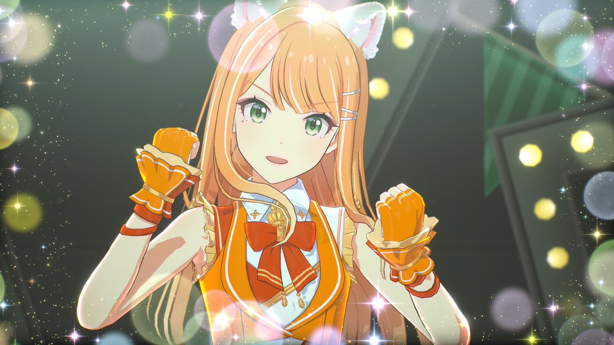 Kotoneqp's tweet photo. 「ゲーセン……行きたい」
「ギャルはゲーセンが得意って聞いた」

という #広 さんの呟きを空耳した、のでやってみた。#学マス の映像には敵わないけど、ギャルたち #gomyway で踊り動きます。
#ツアマスライブフォト 
#学マス好きと繋がりたい https://t.co/8wlRV1ZpRw