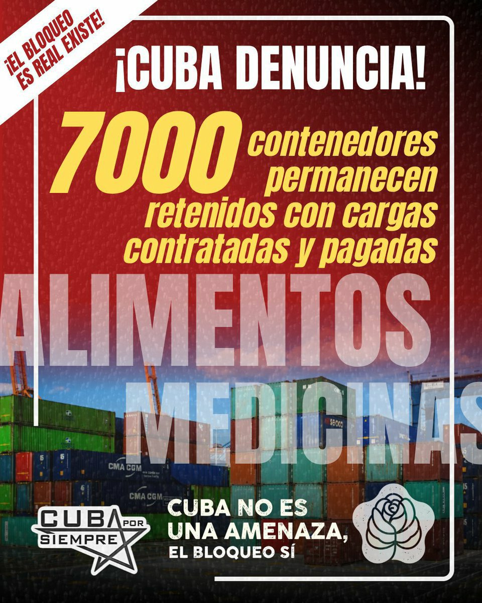 Katy760428's tweet photo. El bloqueo contra Cuba es una realidad que todos los días afecta a nuestro pueblo. https://t.co/1OhURmQh1T