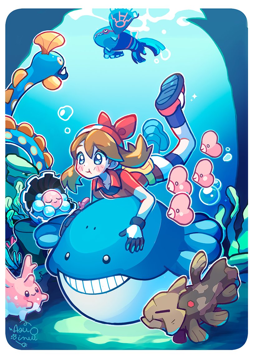Asuinui's tweet photo. 🫧Hoenn underwater adventures https://t.co/CCkl1ICWD0