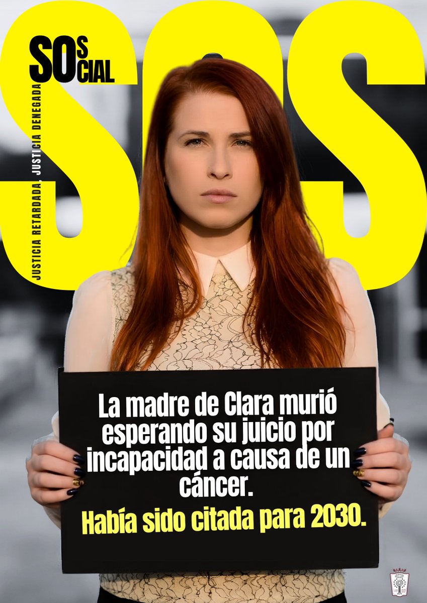 icam_es's tweet photo. 🆘El pasado martes el ICAM lanzó 10 medidas para el nuevo año judicial, una de ellas era llevar a cabo actuaciones urgentes ante colapso de la jurisdicción social  Por ello nace la campaña #SOSocial. 

La tutela judicial efectiva no puede esperar años. 

Firma para exigir una solución inmediata: https://t.co/4PccPUvPb7