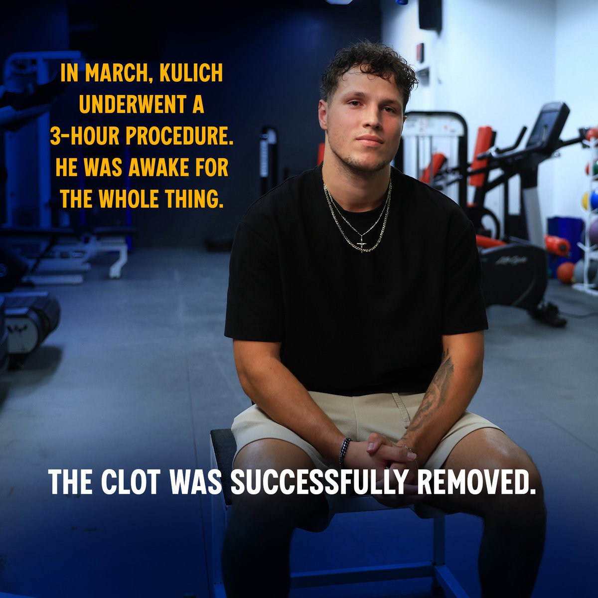 BuffaloSabres's tweet photo. Last year, a blood clot ended Jiri Kulich’s season. 

What followed was a journey filled with doubt and fear about his future.

Now, fully healthy and cleared to play hockey again, Jiri pulls back the curtain on his recovery. Read his full story → https://t.co/DamJfsDm6z