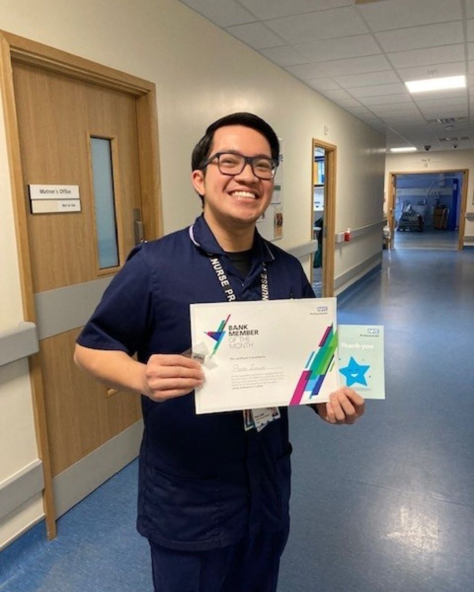 NHSPbank's tweet photo. 💙 Celebrating our amazing Bank Members!

Over the past year we've recognised colleagues through:
Bank Member of the Month, G.E.M. Awards, International Nurses Day, International Day of the Midwife, Admin Professionals Day &amp; special other celebrations

Thank you for all you do 🌟 https://t.co/Rnf4pkWYJl