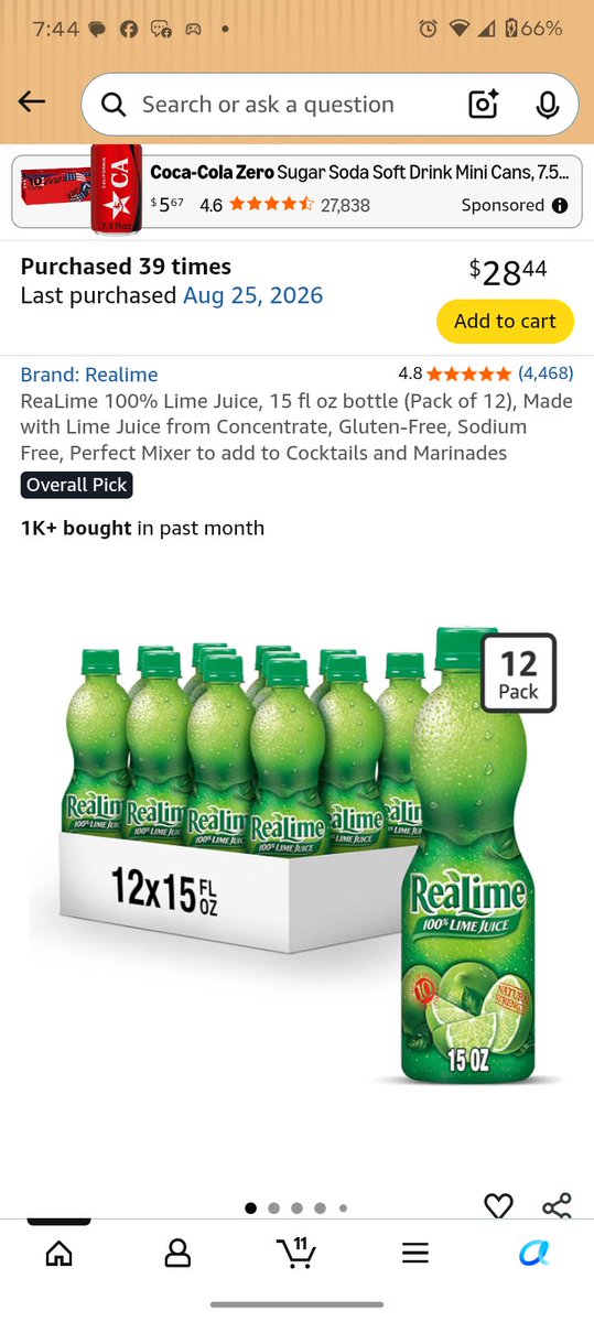 Orabuntu_LXC's tweet photo. "#Limes rose 63% between February 27 and March 31, according to the data. They are still going up. Vine-ripe tomatoes up 51%. A case of 15oz bottles of #Reallime juice on Amazon just jumped to $28.44 (from $23.88 where it had been for most of the summer). https://t.co/xfy020b1iN