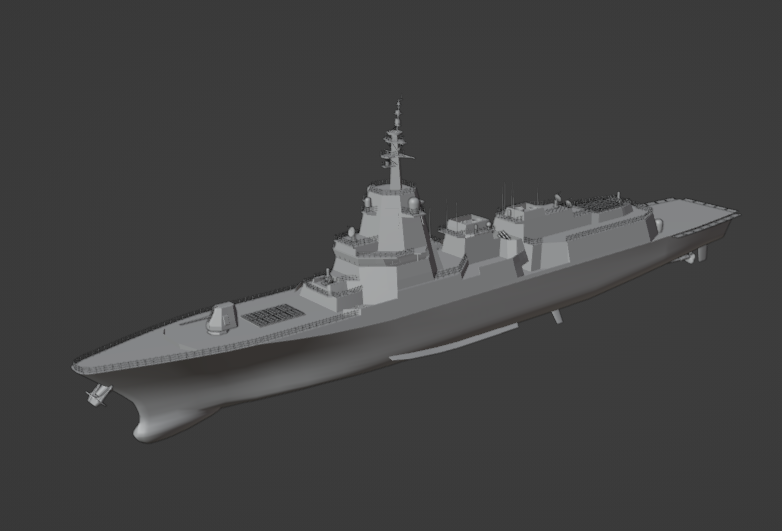 3DCG_mylife's tweet photo. [WIP3: JMSDF ASEV🇯🇵]

The reason it looked a little awkward was simply because the mast wasn't finished yet. In any case, production is proceeding smoothly.

#ASEV #JMSDF #WIP #Blender #B3d #Warship #Military #Japan #Navy #Naval #Vessel #Cruiser #Modern #3dassetsplease https://t.co/KQwv84BiyE