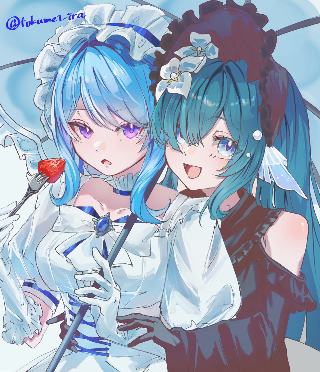 tokumei_ira's tweet photo. ゴスロリ　オデットとヴォジャニーツァ https://t.co/vty3DW7WN7