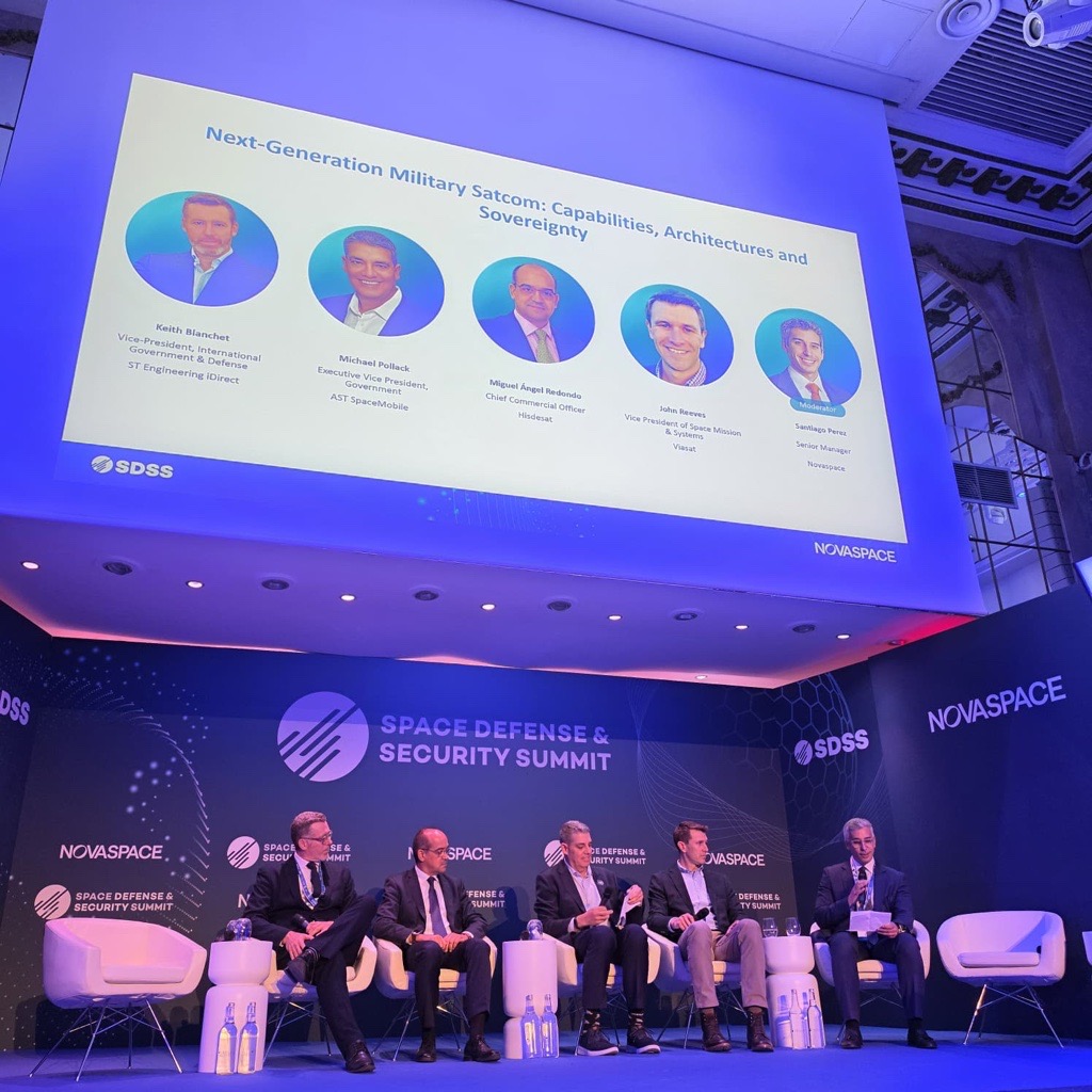 iDirect's tweet photo. Sovereignty and interoperability will shape the future of military satcom.
At #SDSS26, our VP of Intl Govt & Defense explored how demos, joint exercises, and real-world testing are validating next-generation architectures for operational deployment.
#STEngineering #SDSS2026 https://t.co/x1UpS87mgM