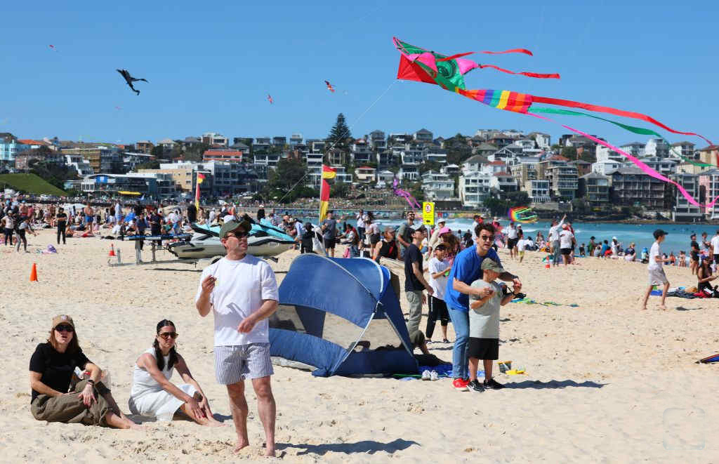 thandojo's tweet photo. People fly #kites during #Australia's annual #kite #festival in #Sydney https://t.co/2fTnxz1p20