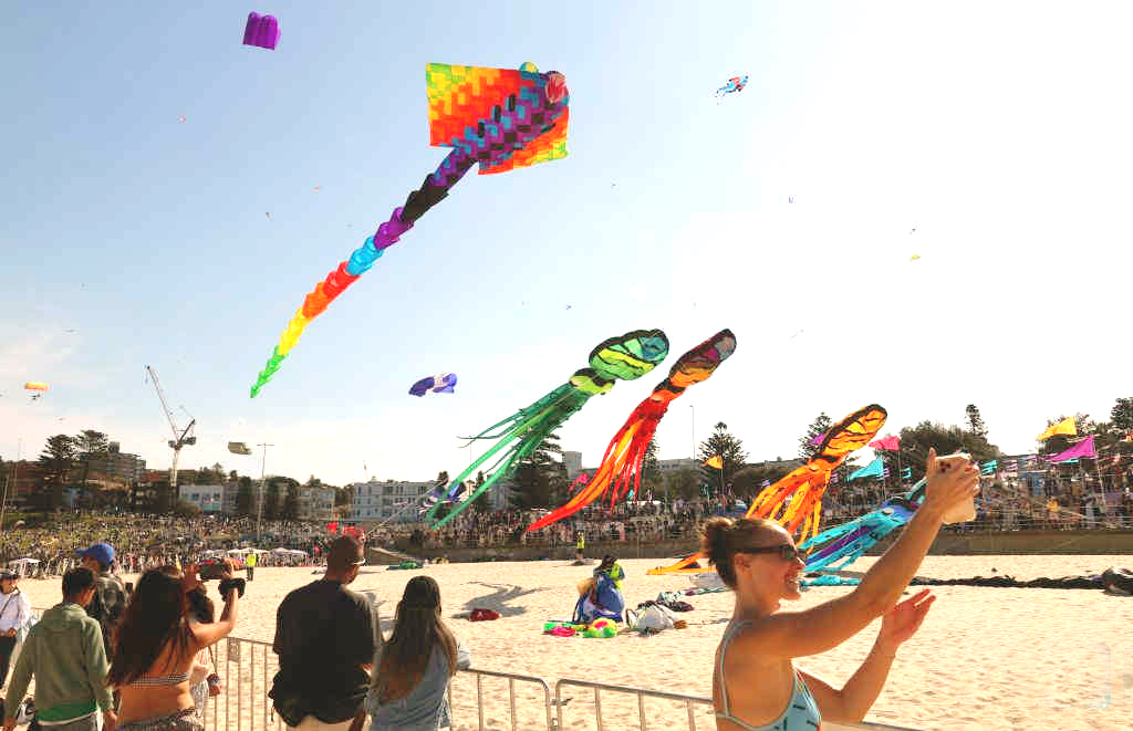 thandojo's tweet photo. People fly #kites during #Australia's annual #kite #festival in #Sydney https://t.co/2fTnxz1p20