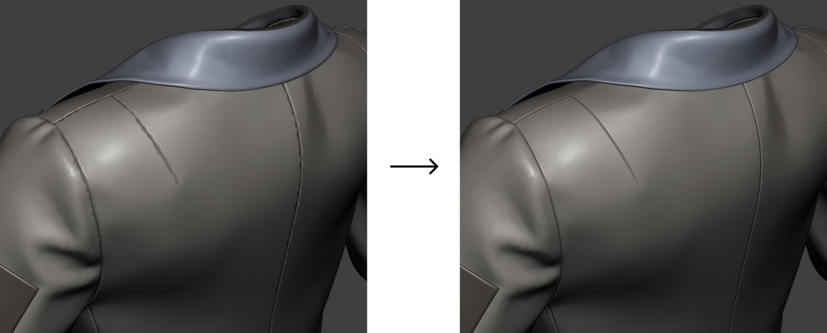 naoki_ushiyama's tweet photo. 衣装用のリトポロジー専門のBlenderアドオンをClaudeCodeで開発しました。無料で公開しています。

AC9 Cloth Retopo
概要：CLO / Marvelous Designerのメッシュを2Dベースでリトポロジーするためのアドオン。特に手動でやる際の便利機能を詰め込みました。
①「インセット」シミュレーションメッシュ特有の境界のギザギザを直す
②「ジェネレート」型紙の形のまま縫い合わせ頂点が対応する外周エッジを生成
③「ガイドマップ」ベイクしてドレープやポケットの位置を2Dビューで見ながらナイフカット
④「サブディブ」CLOの形に沿って高密度化
⑤「シンメトリ」型紙＝UVアイランドの左右対称を検出してボタン一発で反転ミラーに対応
⑥「ゴーストとスナップ」で縫い合わせ先の頂点と簡単に一致
⑥「セパレート」ドレープの重なりをこじ開けてベイクエラーを軽減  
・日本語UIに対応しています。 

日本語UI・日本語マニュアルつき。Blender 5.0以降 / GPL-3.0。

自社のアバター制作で必要だったので作ったものを、そのまま公開しています。
まだ粗削りなところもあるので、機能面でも引き続き断続的に更新予定です。
テストは一通りやりましたが、不具合などあれば教えてください〜。
よりたくさんの人に使って頂きたいので、よかったらリポストお願いします🙏✨

↓動画・Gitページはリプライへ
