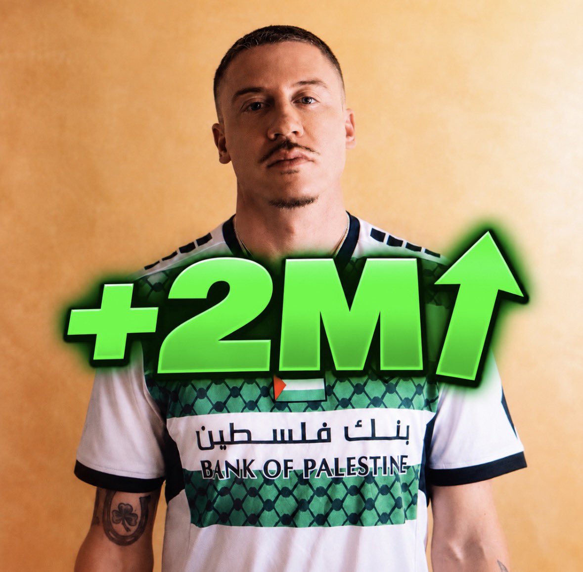 FrenchRapUS's tweet photo. 🚨 INCROYABLE ! 

Le chanteur Ed Sheeran a perdu plus de 500.000 abonnés en seulement 24H après avoir lâchement viré Macklemore de sa tournée ❌

Dans le même temps, Macklemore a gagné 2 millions d’abonnés pour son soutien à la Palestine 🇵🇸 https://t.co/gApZzK1h2J