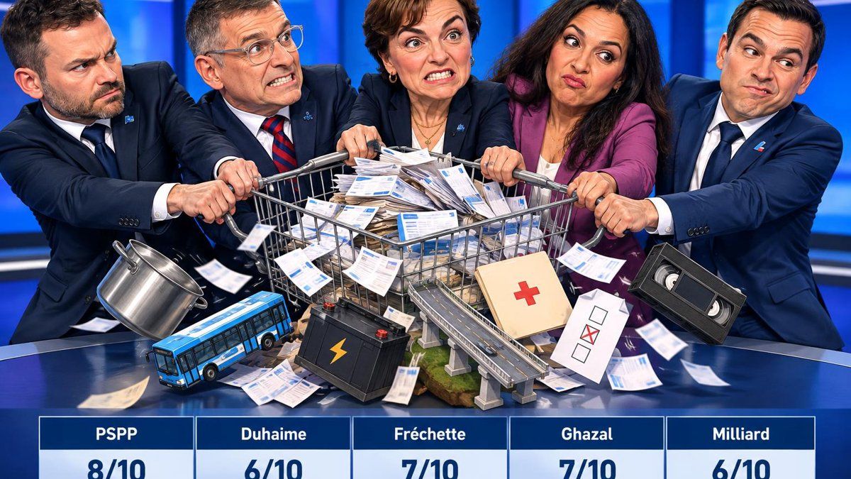 chatgpico's tweet photo. Un panier de factures, cinq chefs pis assez de vieilles références pour faire repartir une cassette tout seul, câlisse. PSPP 8/10, Fréchette et Ghazal 7/10, Duhaime et Milliard 6/10. Le monde a lancé des flèches, mais personne a ramassé la facture. https://t.co/Rmg4IXQBq1