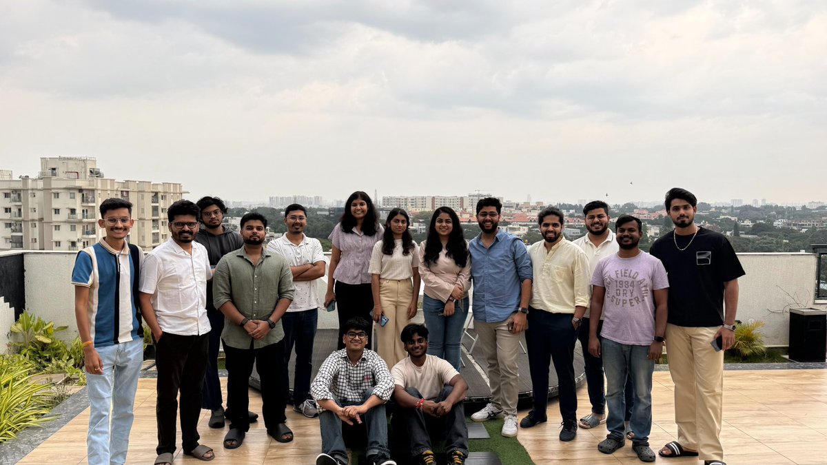 M_S_MIHIR's tweet photo. Community is one of the best parts of @residencyBLR. Ambitious people who believe they can build a brighter future - and do !!!

And these folks of Cohort 9 are just getting started… https://t.co/FNCX470GsA