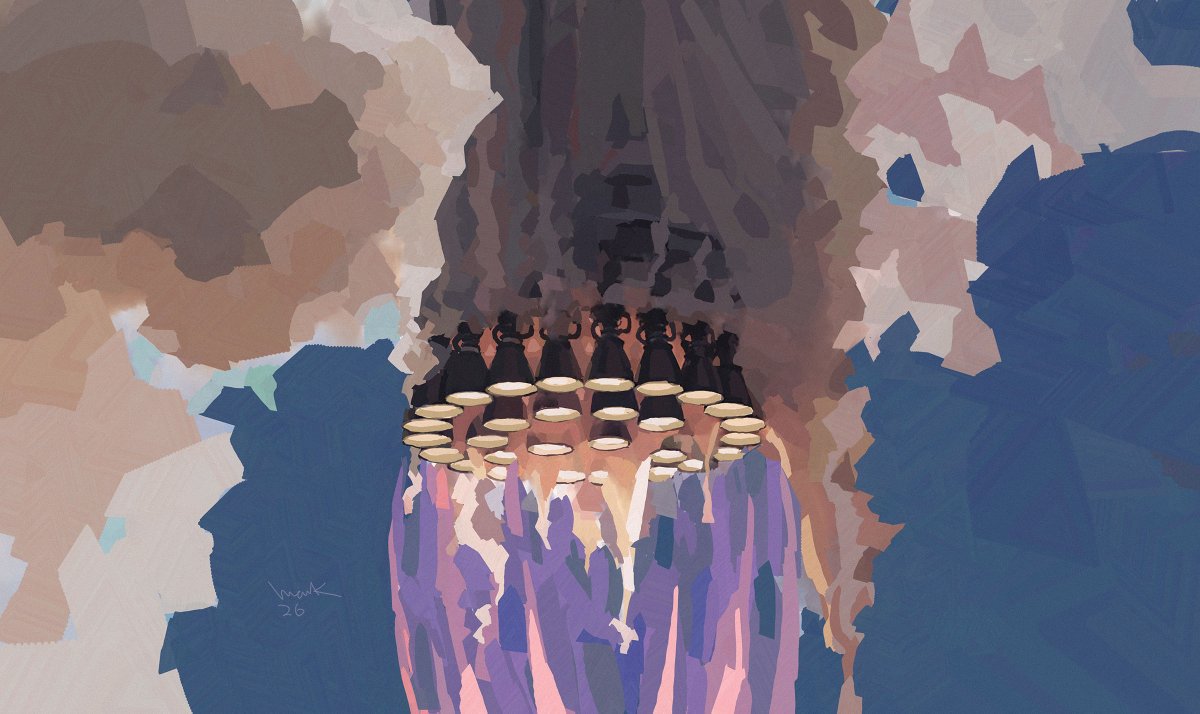 markzhangart's tweet photo. paitning rockets because they are beautiful https://t.co/Bq7vASwM3Z