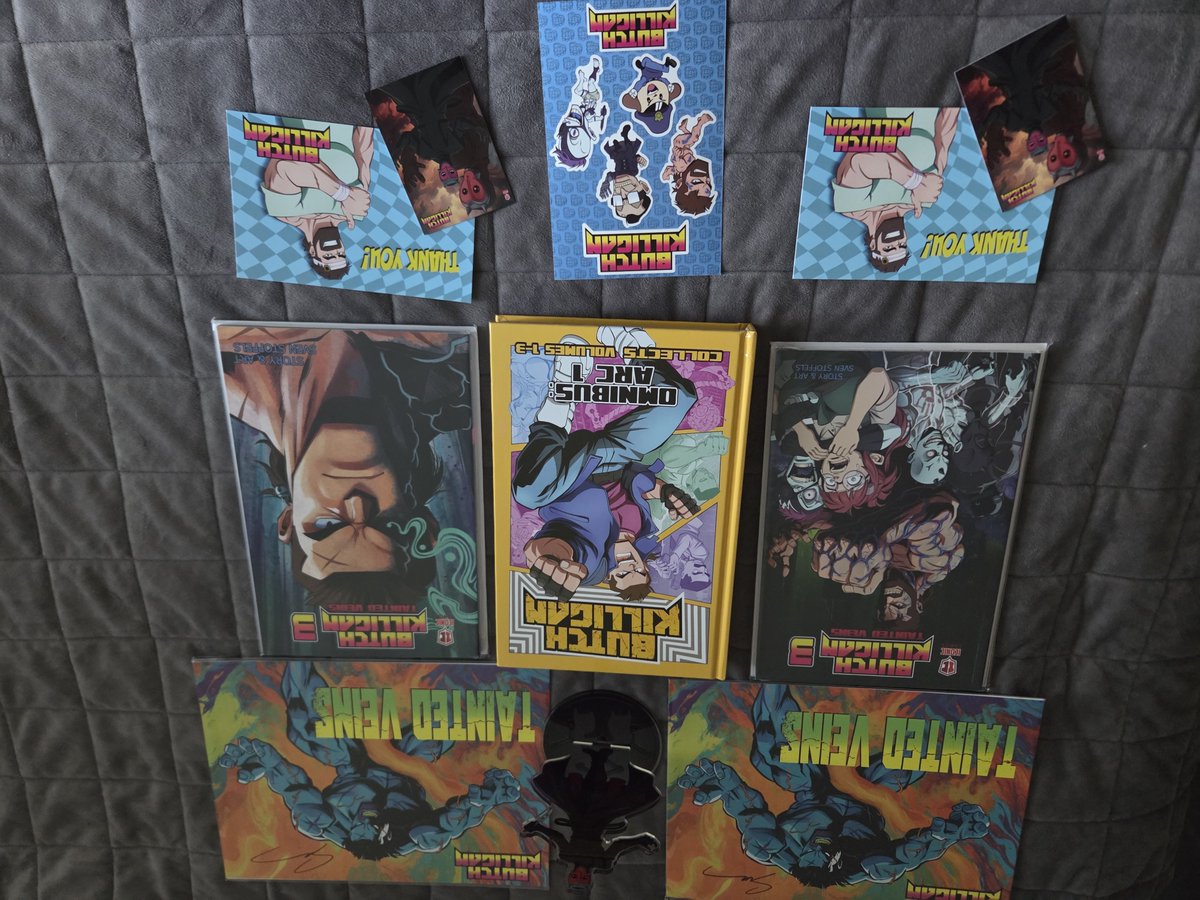 echosys's tweet photo. Thrilled to get my @iconic_comics treasures. Always hyped to keep up with Butch Killigan! @svenstoffels never disappoints!

(Too bad it arrived upside down. Or I don't know how to hold a camera.) https://t.co/Cub6OKUBkc