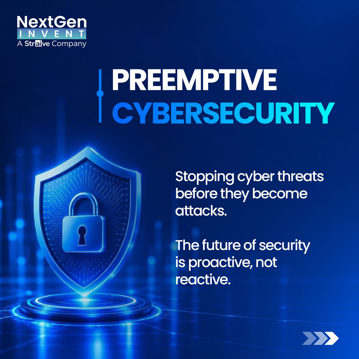 NextGenInvent's tweet photo. Cyber threats move fast. Your defense should move faster.

Discover how preemptive cybersecurity uses AI, automation, and proactive strategies to deny, deceive, and disrupt threats before they impact your business.

#NextGenInvent #Straive #Cybersecurity #AI #EnterpriseSecurity https://t.co/Es5tFyHyci