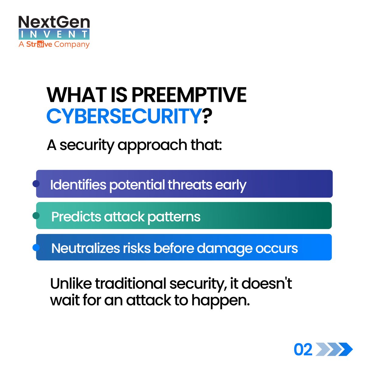 NextGenInvent's tweet photo. Cyber threats move fast. Your defense should move faster.

Discover how preemptive cybersecurity uses AI, automation, and proactive strategies to deny, deceive, and disrupt threats before they impact your business.

#NextGenInvent #Straive #Cybersecurity #AI #EnterpriseSecurity https://t.co/Es5tFyHyci