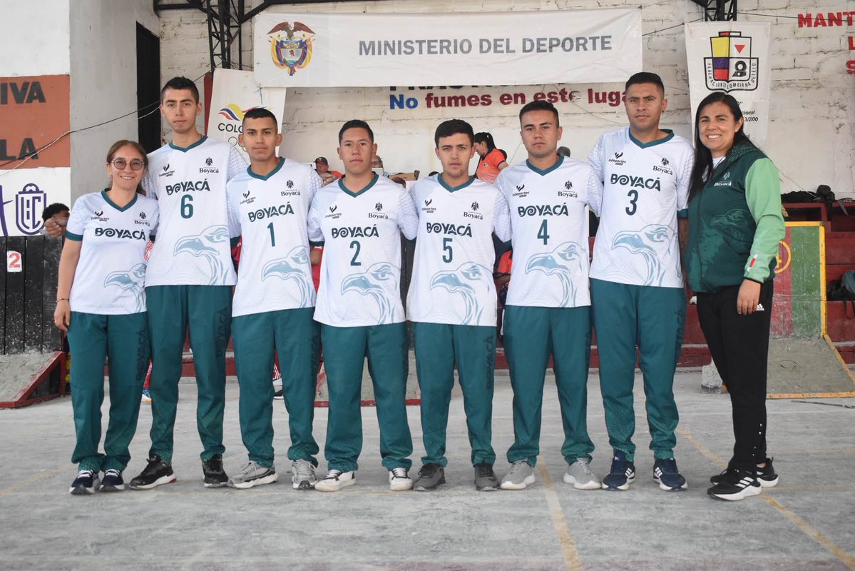 IndeportesBoy's tweet photo. Boyacá sobresale con resultados de importancia en el Campeonato Nacional Sub-25 de Tejo 🏆

El conjunto masculino boyacense alcanzó el subcampeonato en la modalidad de equipos masculino, mientras que en la rama femenina se quedó con la presea de bronce🥉. https://t.co/3mWWqc99Y6