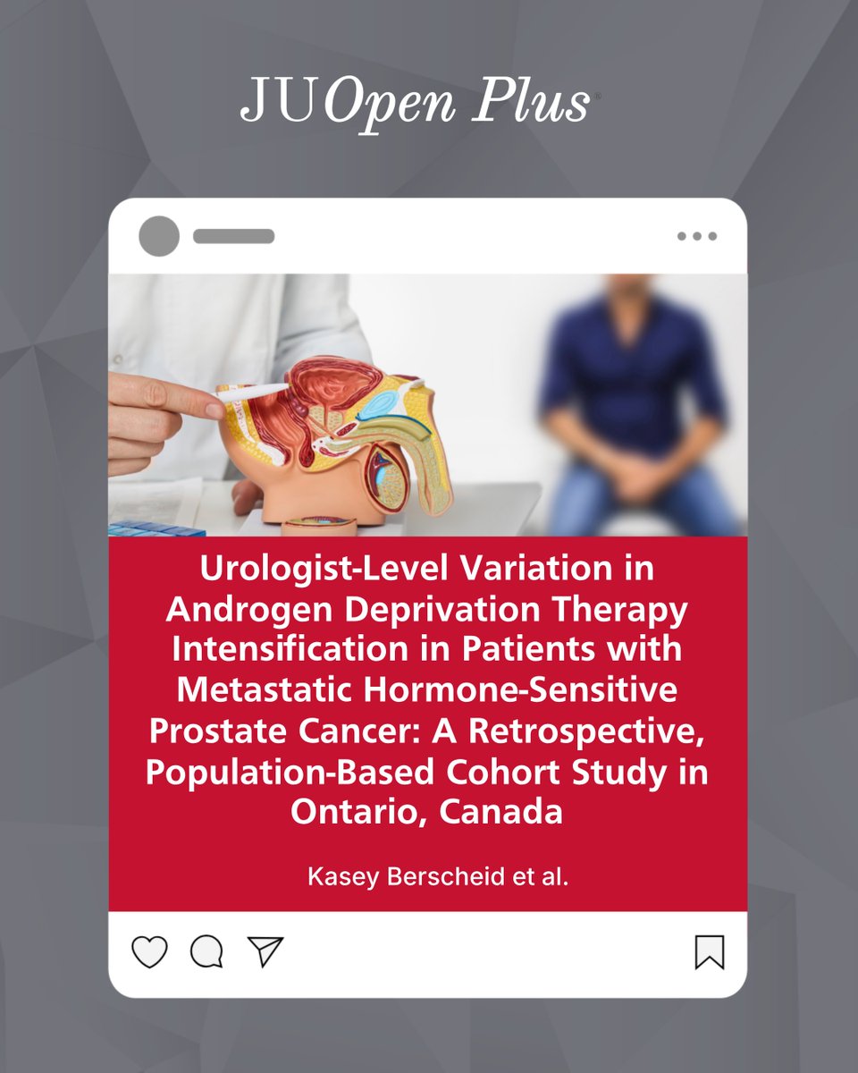 JUOpenPlus's tweet photo. 🚀 Are Urologists Shaping Prostate Cancer Treatment?

A study examines variations in how urologists intensify androgen deprivation therapy in metastatic hormone-sensitive prostate cancer patients.

🔍 Practice Variations - Significant differences found in treatment intensification among urologists
📈 Rising Trends - Intensification surged from 6% (2014) to 59% (2022)
🔬 Patient Factors - Most treatment decisions were influenced by patient characteristics

#ProstateCancer #Urology #CancerResearch

https://t.co/kZTVysVbGa