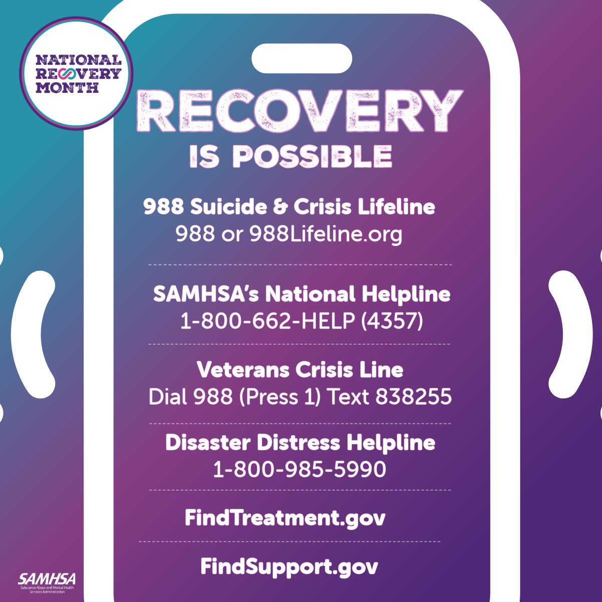 halifaxcc's tweet photo. Where you live should never determine your access to recovery support. Expanding recovery resources in rural communities helps ensure everyone has a path forward.

#RecoveryMonth2026 https://t.co/dvMZKTOkO9