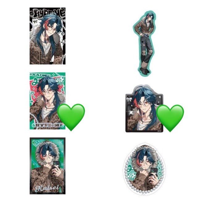MaMyu_ToT_'s tweet photo. 【交換】にじさんじ HYPE-ME ランダムフォト風カード ランダムステッカー Aグループ

譲▶画像1、2

求▶画像3(優先💚)

※同種交換
※郵送or都内お手渡し

検索からもお気軽にお声掛けください🙇‍♀️ https://t.co/MnCfLWtYT1