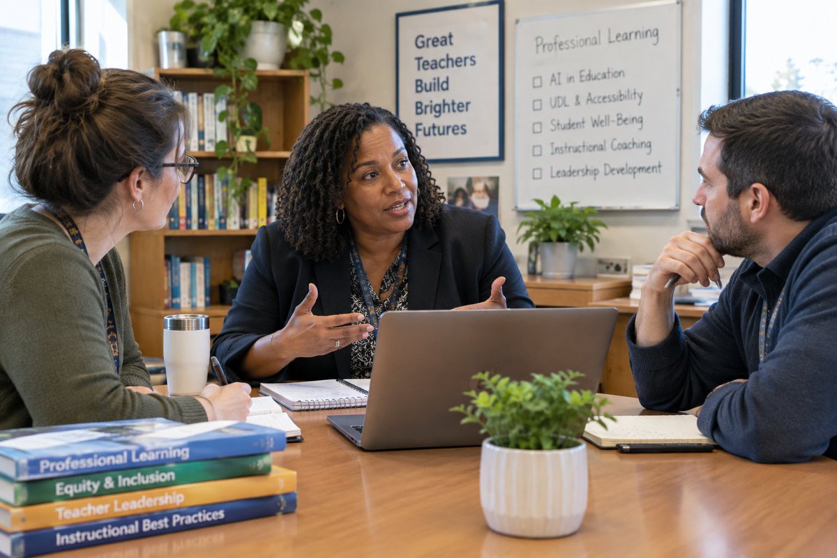 ed3global's tweet photo. Professional learning should leave you with ideas you can use tomorrow.

That's the goal of every Ed3 course.

https://t.co/8rNv0wmXEd https://t.co/EzbD2UUawb