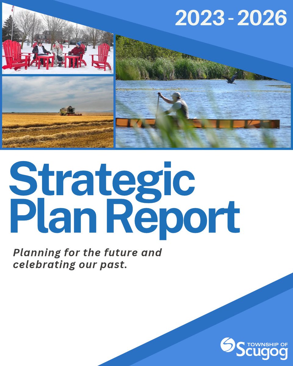 TwpofScugog's tweet photo. At Monday’s Council Meeting, staff presented an update on our significant progress in implementing the 2023 to 2026 Strategic Plan.

View the full report now at https://t.co/xkfO7IYgU2 https://t.co/kPyAQyWgBm