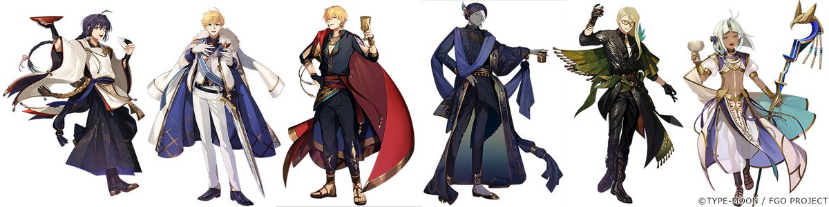 ororooooooops's tweet photo. 【 WORKS✨】 
2026/10/31(土)～12/20(日)開催の「IKEPRI CANVAS」×「Fate/Grand Order」コラボレーションレストランにて、

ヤマトタケル／アーサー／ギルガメッシュ／インドラ／テスカトリポカ／ツタンカーメン（６体）

を描かせて頂きました！
どうぞよろしくお願いします🥳🍽️✨

#IKEPRICANVAS
#サンシャインシティプリンスホテル
#FGO
#FateGrandOrder

https://t.co/NbzYTmfutk