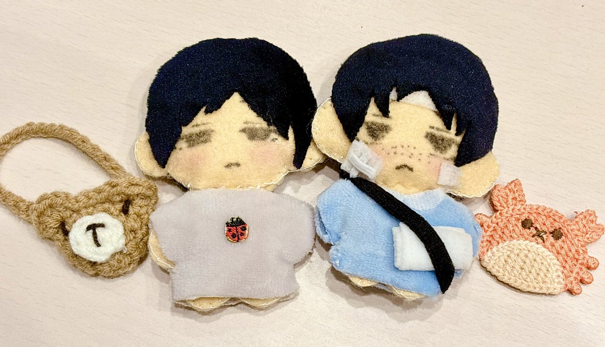 SHANAREN1's tweet photo. #ドムドムチーチー
マユウラくんとヒラガイくん
※手のりぬい https://t.co/hgiCMMgpBL
