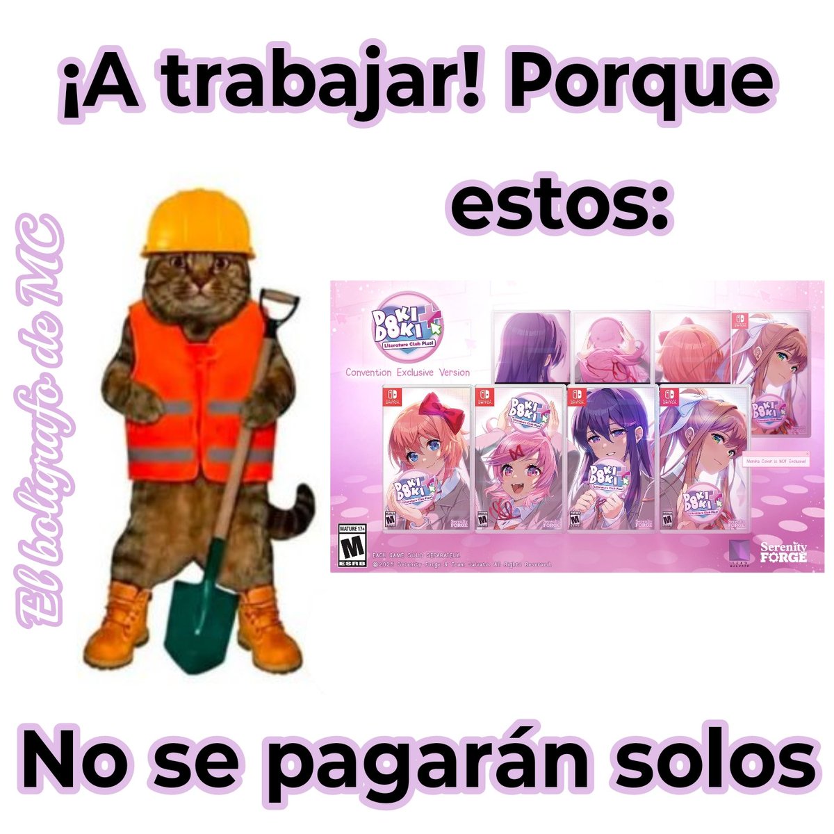 ElBoligrafoDeMC's tweet photo. Tocará comprar los cuatro...

#DDLC #Memes #DokiDokiLiteratureClub https://t.co/q2xK8qHSAY