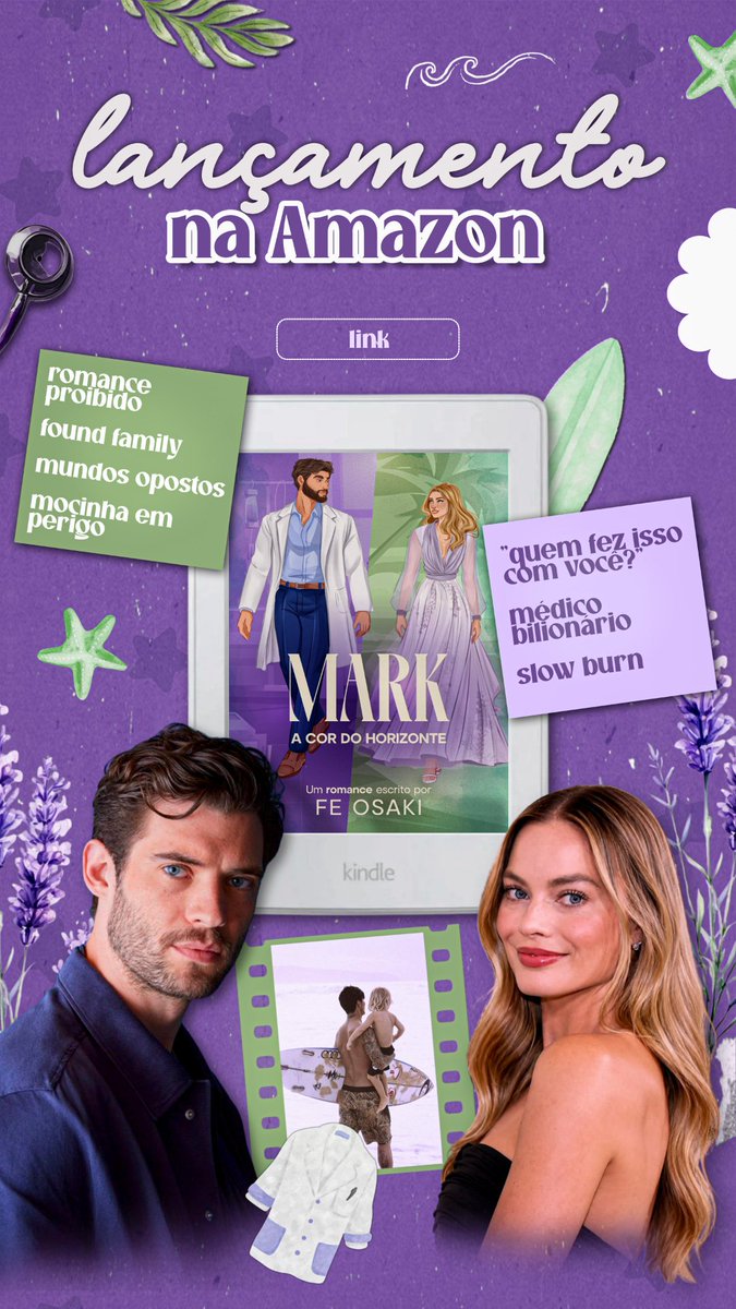 mdudaxz's tweet photo. 🩺 Ele aceitou um noivado por chantagem para proteger a família.
💔 Ela fugiu de um casamento abusivo para proteger o filho.
❤️ Mark não esperava se apaixonar pela mulher que entrou por acaso em seu carro… muito menos precisar esconder dela que seu futuro já estava prometido https://t.co/V7j62CC6hc