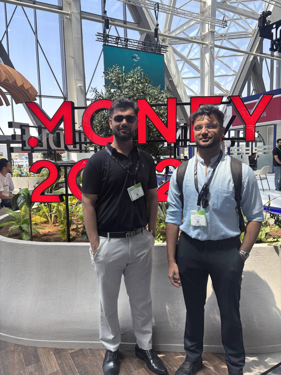 echomoneyHQ's tweet photo. Wrapping up @money2020_me! 🚀 

Jasnoor and Aditya have been on the ground for the past 3 days talking about stablecoins, global payments, and what is next for finance.

A huge thanks to everyone who spent time with us and shared a great conversation. 🤝

Next up ✈️: @token2049. https://t.co/vyLDupypIC