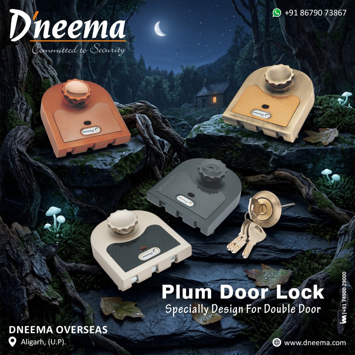 ibais_hardware's tweet photo. D'NEEMA OVERSEAS | Aligarh 🏢

PLUM DOOR LOCK 

Mr. Neeraj Agarwal - +91 86790 73867
WhatsApp: https://t.co/XpfEjNls09
.
#PlumDoorLock #DoorLock #DoubleDoorLock #Lock #DoorHardware #FurnitureHardware #ArchitecturalHardware #AligarhHardware https://t.co/L7NADp6QPb