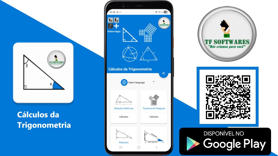 TF_Softwares's tweet photo. Todo estudante que briga com trigonometria precisa disso no celular: Cálculos da Trigonometria → Pitágoras, Seno/Cosseno/Tangente, Lei dos Senos e Cossenos, e muito mais. Baixe grátis! #Matematica #Trigonometria #ENEM👉https://t.co/NfTion2CHk https://t.co/PvSZCbevwj