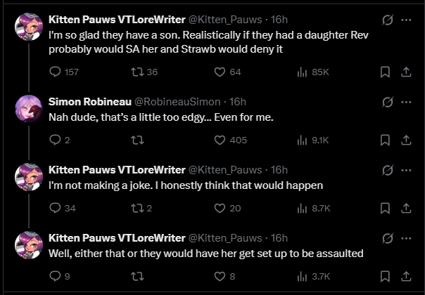 BlyBlaze's tweet photo. @Kitten_Pauws You're the one making up fanfiction unprompted. https://t.co/MGxizr6CGG