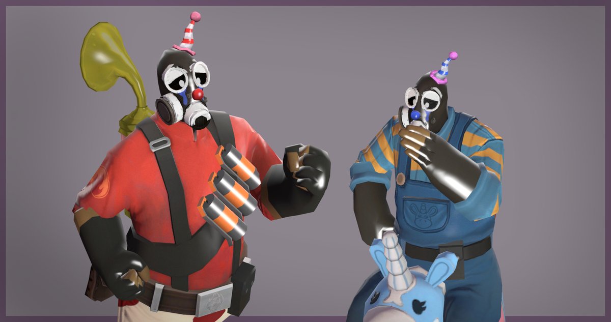 CyanPlastic's tweet photo. Sad clown Pyro is now on the TF2 workshop! Vote now!! https://t.co/UTyZpOxcT4