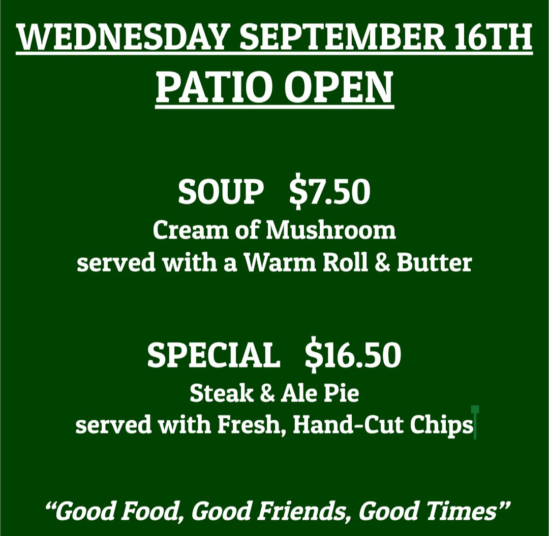 PilotHouseON's tweet photo. Rain or shine, you can dine on our COVERED patio

#goodfood #golocal #ygk #fishandchips #craftbeer @downtownkingston https://t.co/7mcSV9NO2C