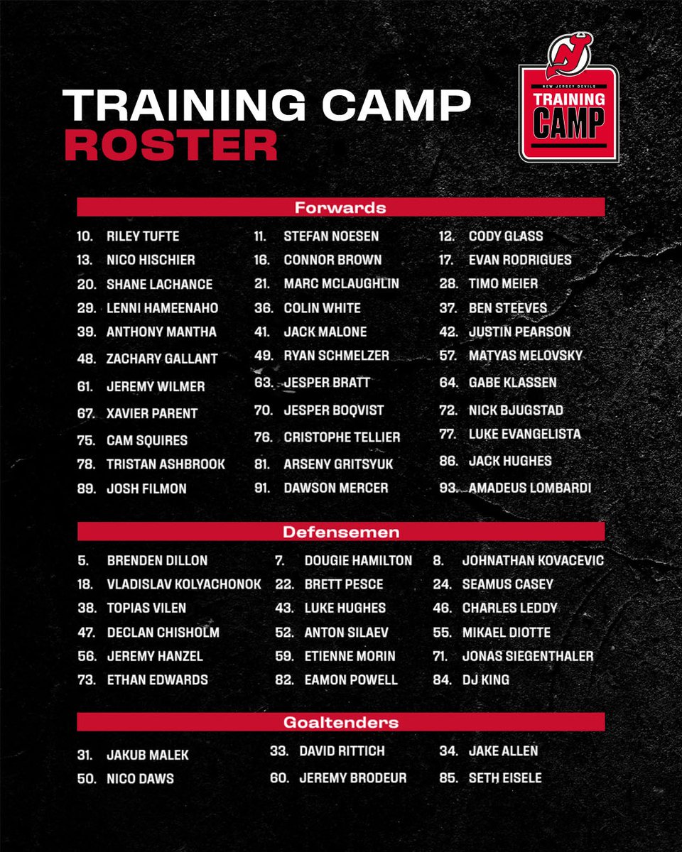 NJDevils's tweet photo. Let's get to work.

📰: https://t.co/pXUGHQGc6H https://t.co/LEEw7lonyl