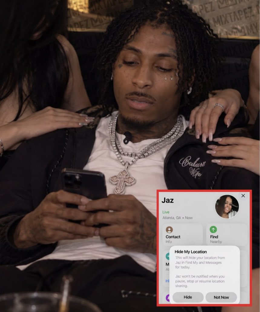mymixtapez's tweet photo. iPhone now lets you secretly hide your location from someone without notifying them, with a new feature in iOS 27 👀📍 https://t.co/wI2aWvWhJd