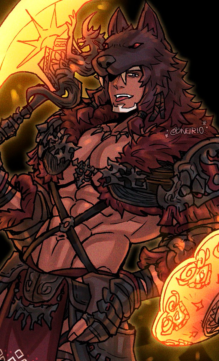 Oneirio's tweet photo. [FFXIV] I got a beast you can master  😎 https://t.co/b8TOis42se